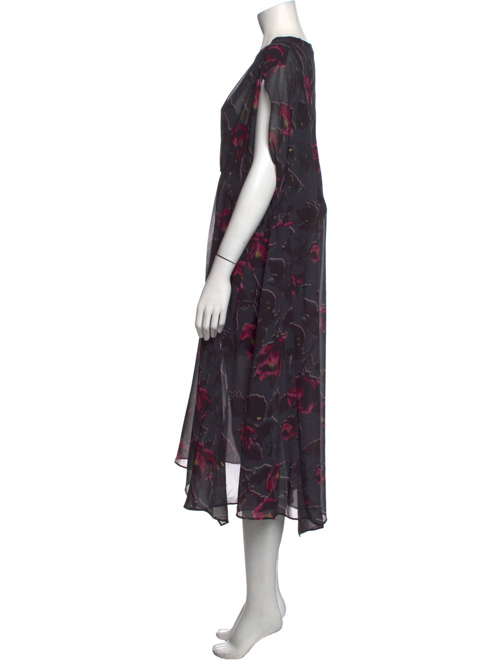 AllSaints Floral Print Long Dress - image 2