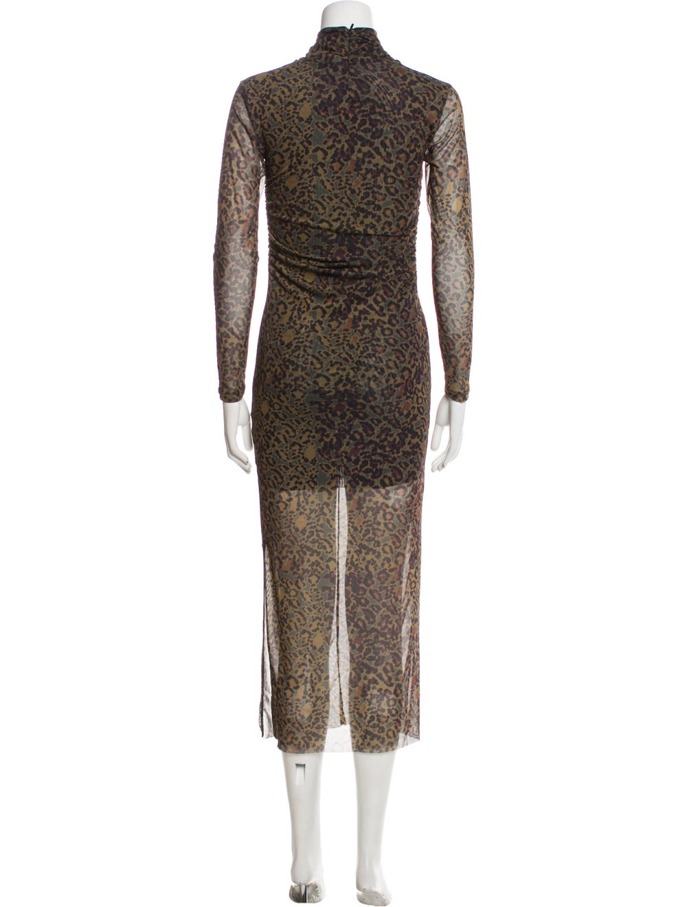 AllSaints Animal Print Long Dress w/ Tags - image 3