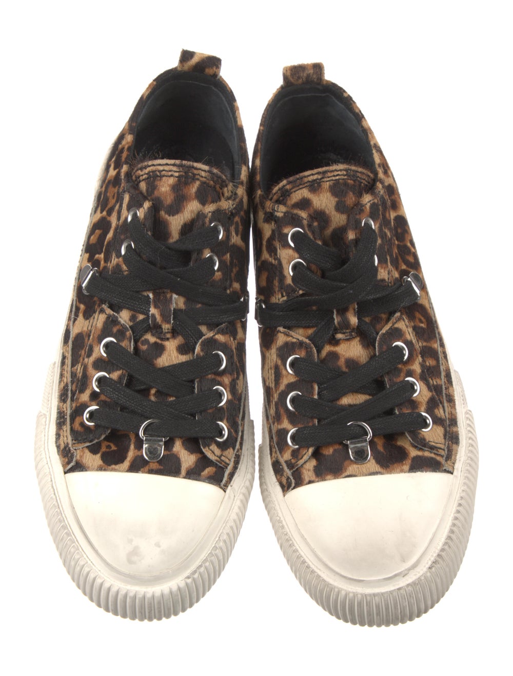 AllSaints Ponyhair Animal Print Sneakers - image 3
