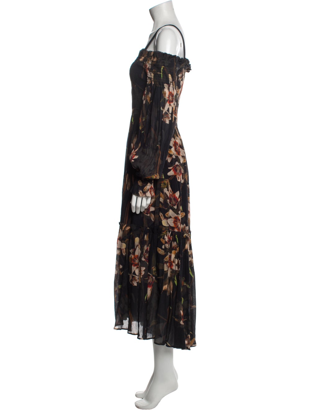 AllSaints Floral Print Long Dress - image 2