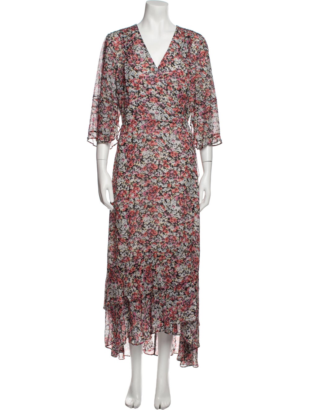 AllSaints Floral Print Long Dress - image 1