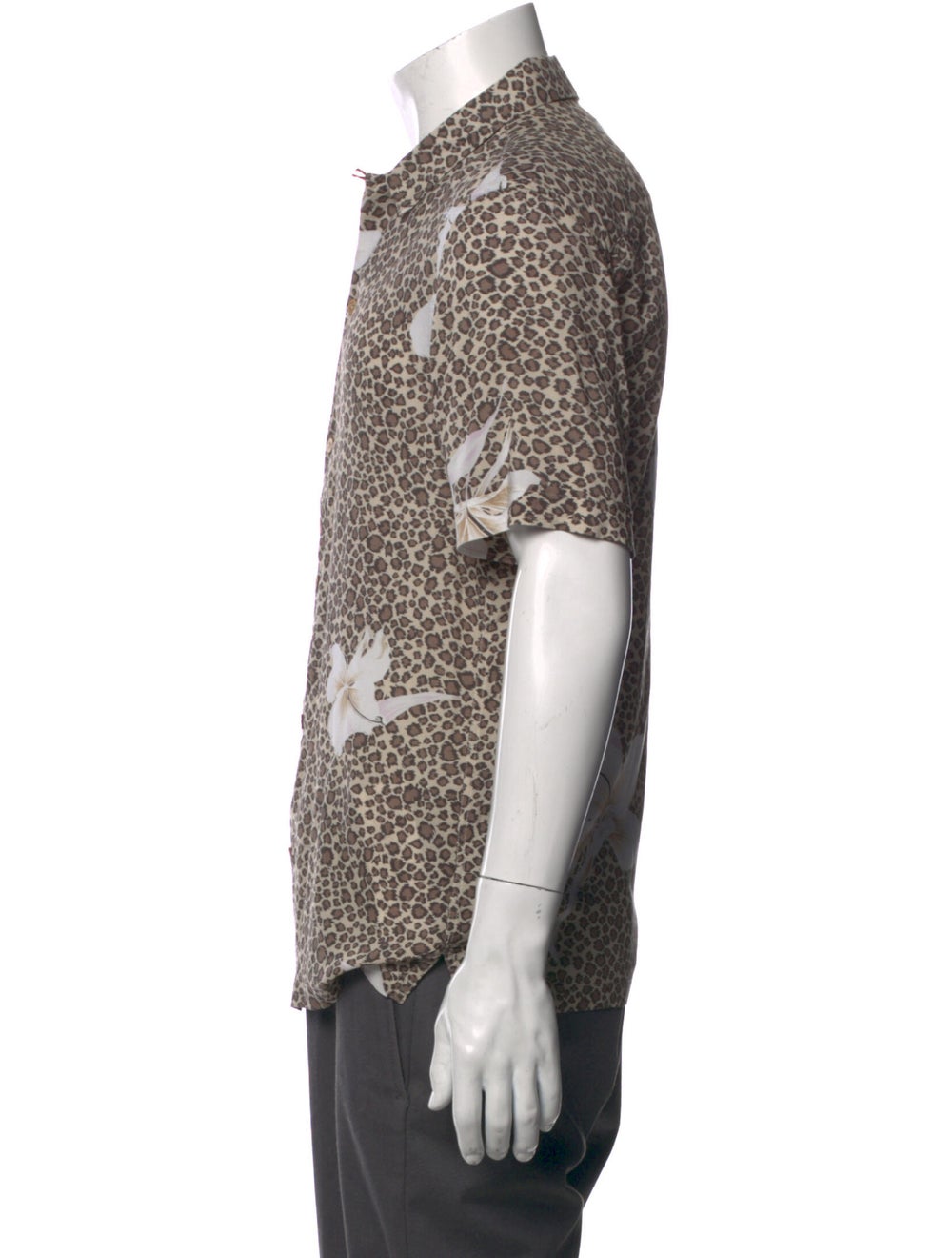 AllSaints Animal Print Short Sleeve Shirt - image 2