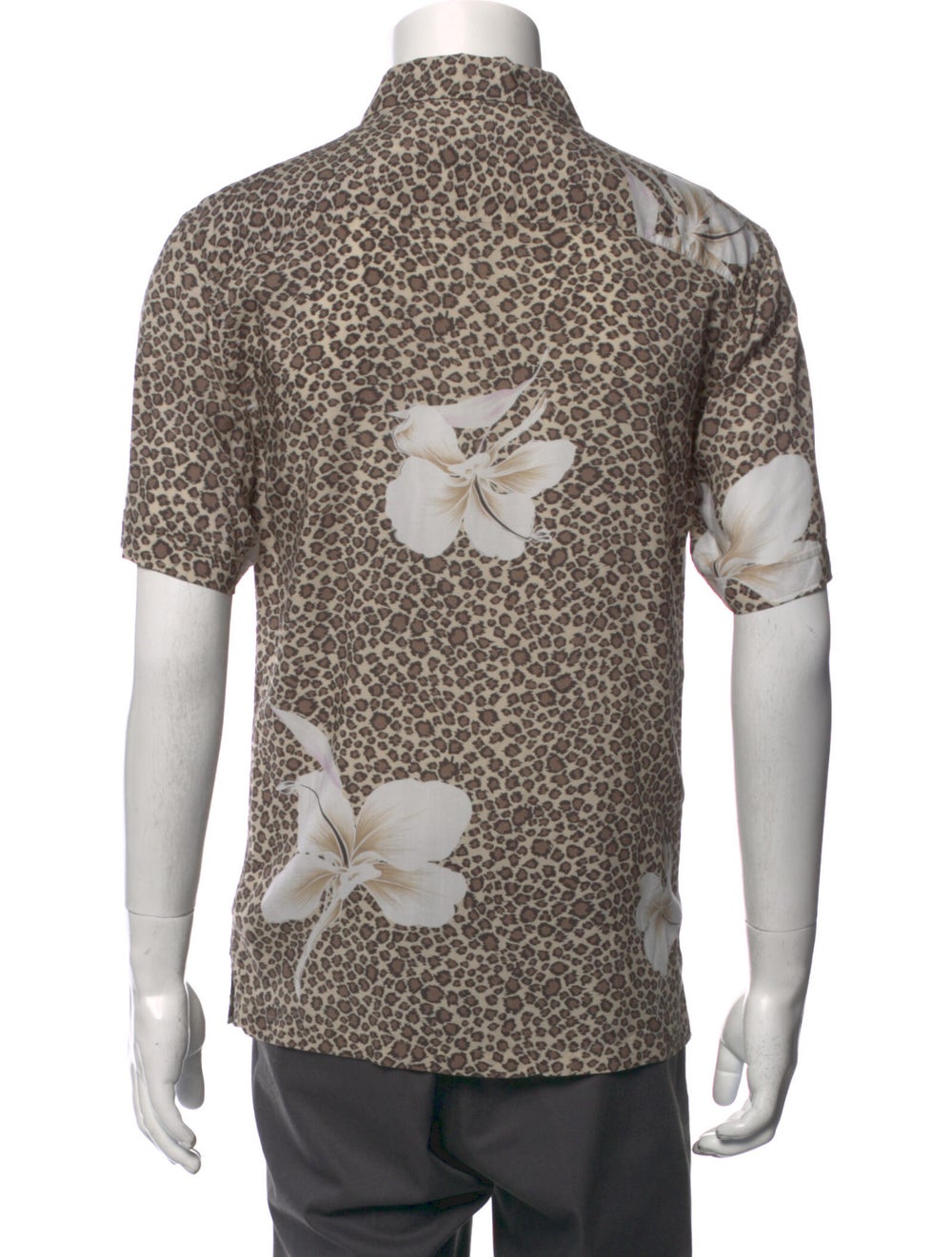 AllSaints Animal Print Short Sleeve Shirt - image 3