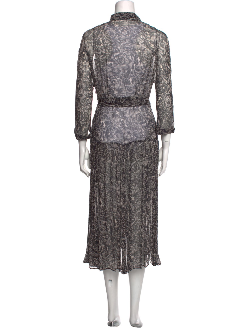 AllSaints Floral Print Long Dress - image 3