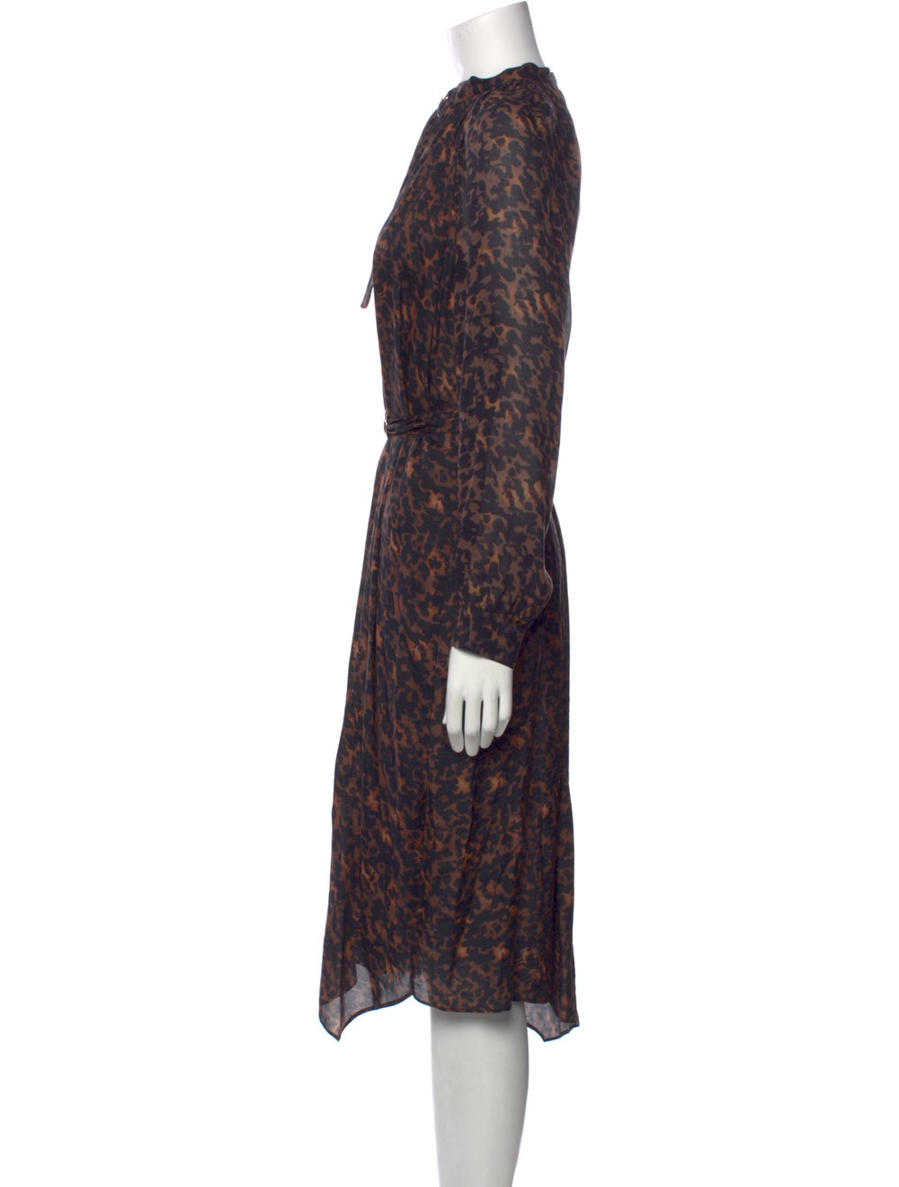 AllSaints Floral Print Midi Length Dress - image 2