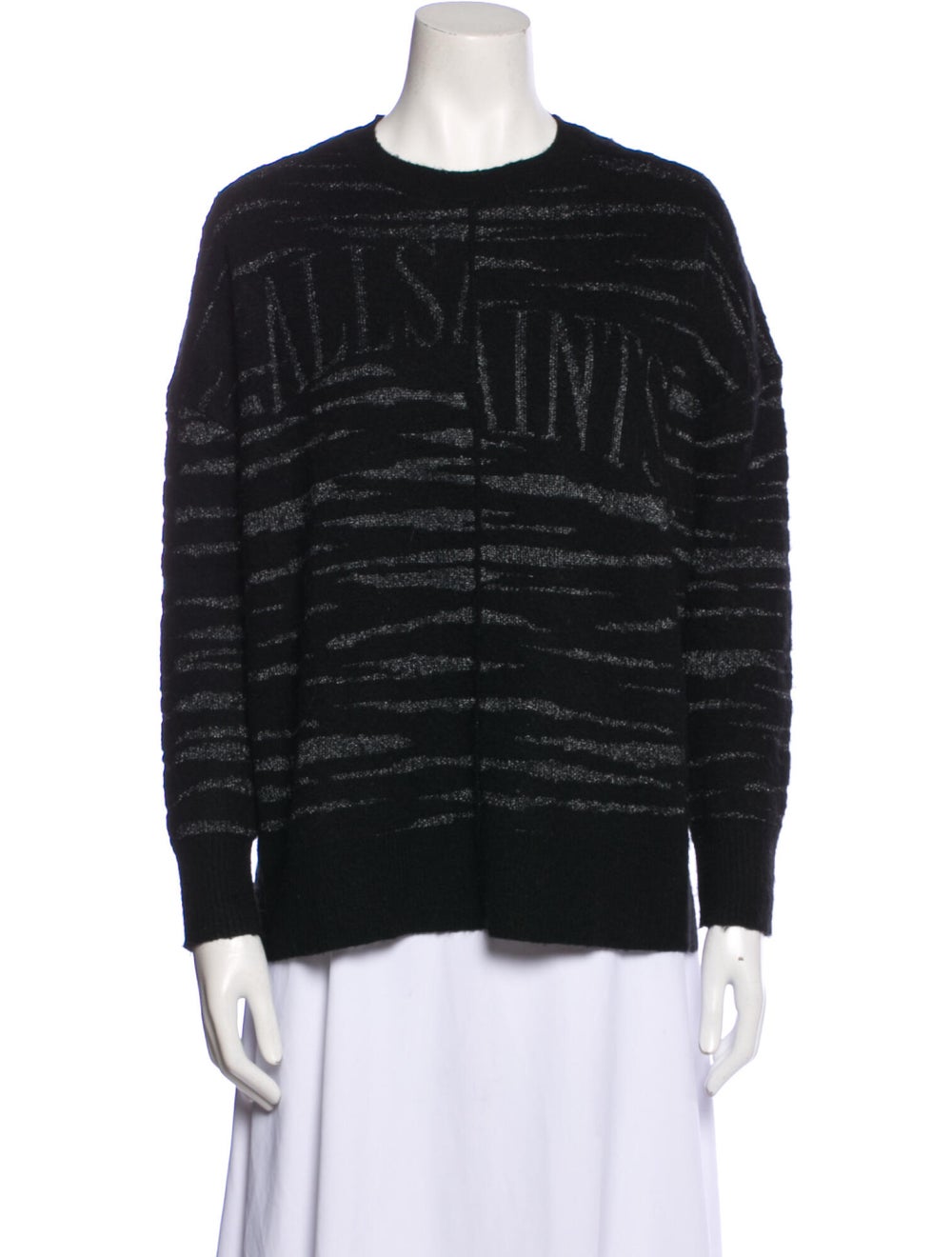 AllSaints Animal Print Crew Neck Sweater - image 1