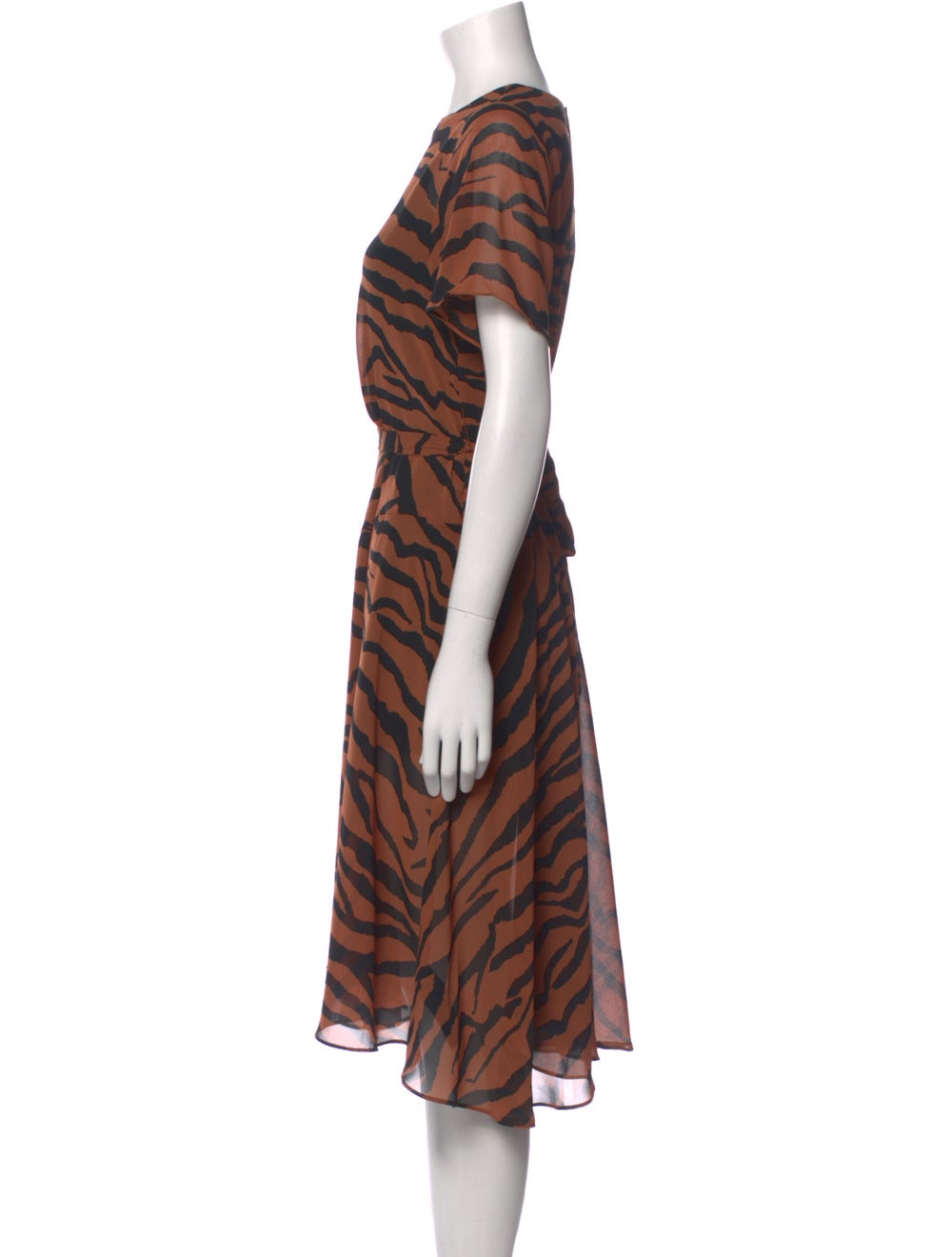 AllSaints Animal Print Midi Length Dress - image 2