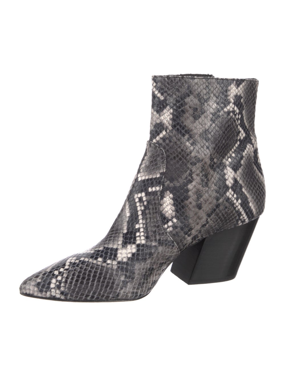 AllSaints Embossed Leather Animal Print Boots - image 2
