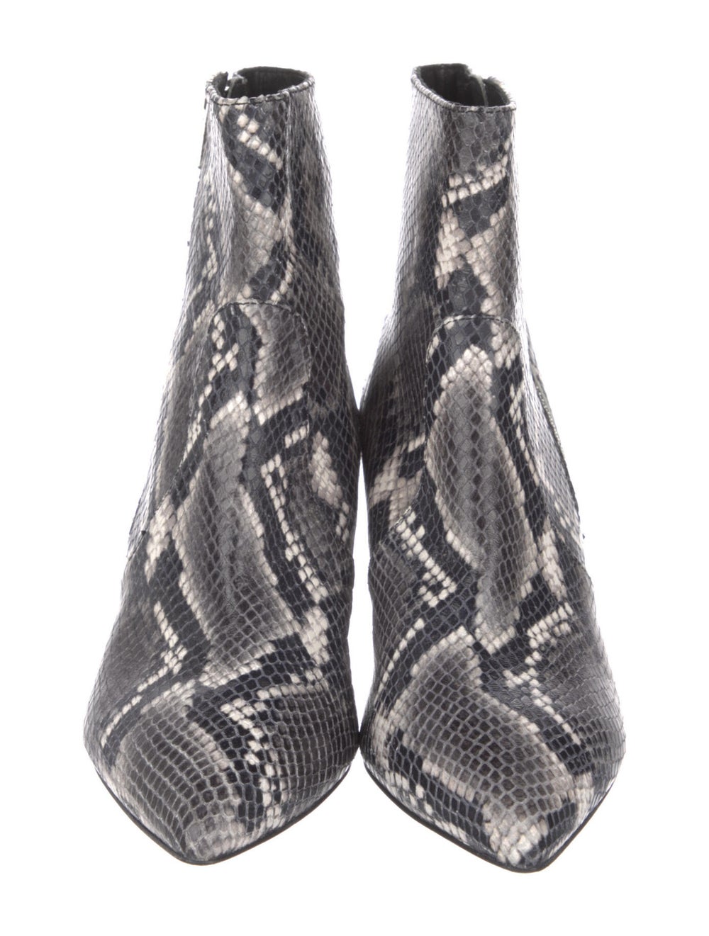 AllSaints Embossed Leather Animal Print Boots - image 3