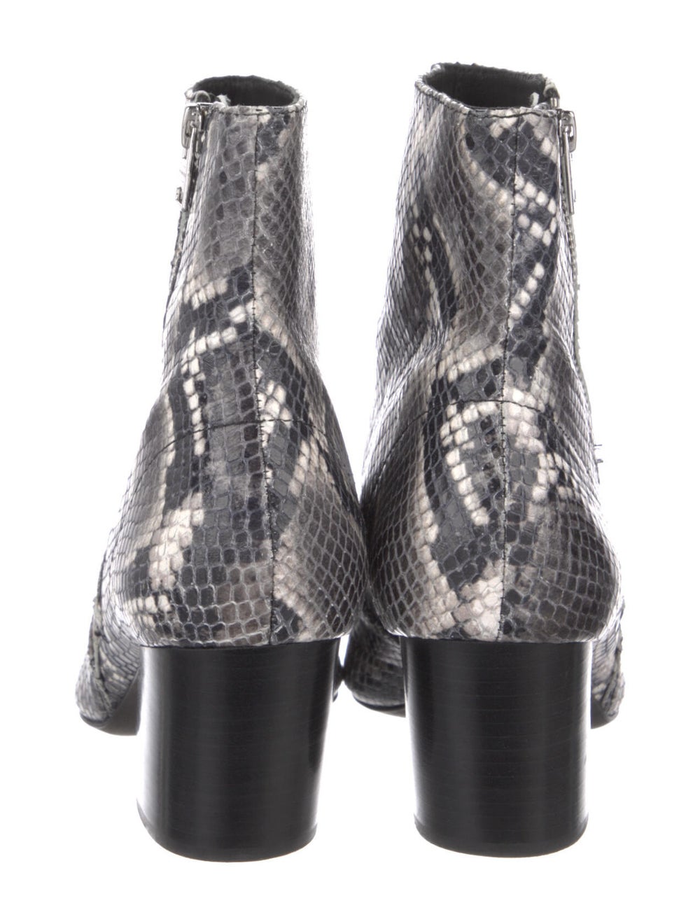 AllSaints Embossed Leather Animal Print Boots - image 4