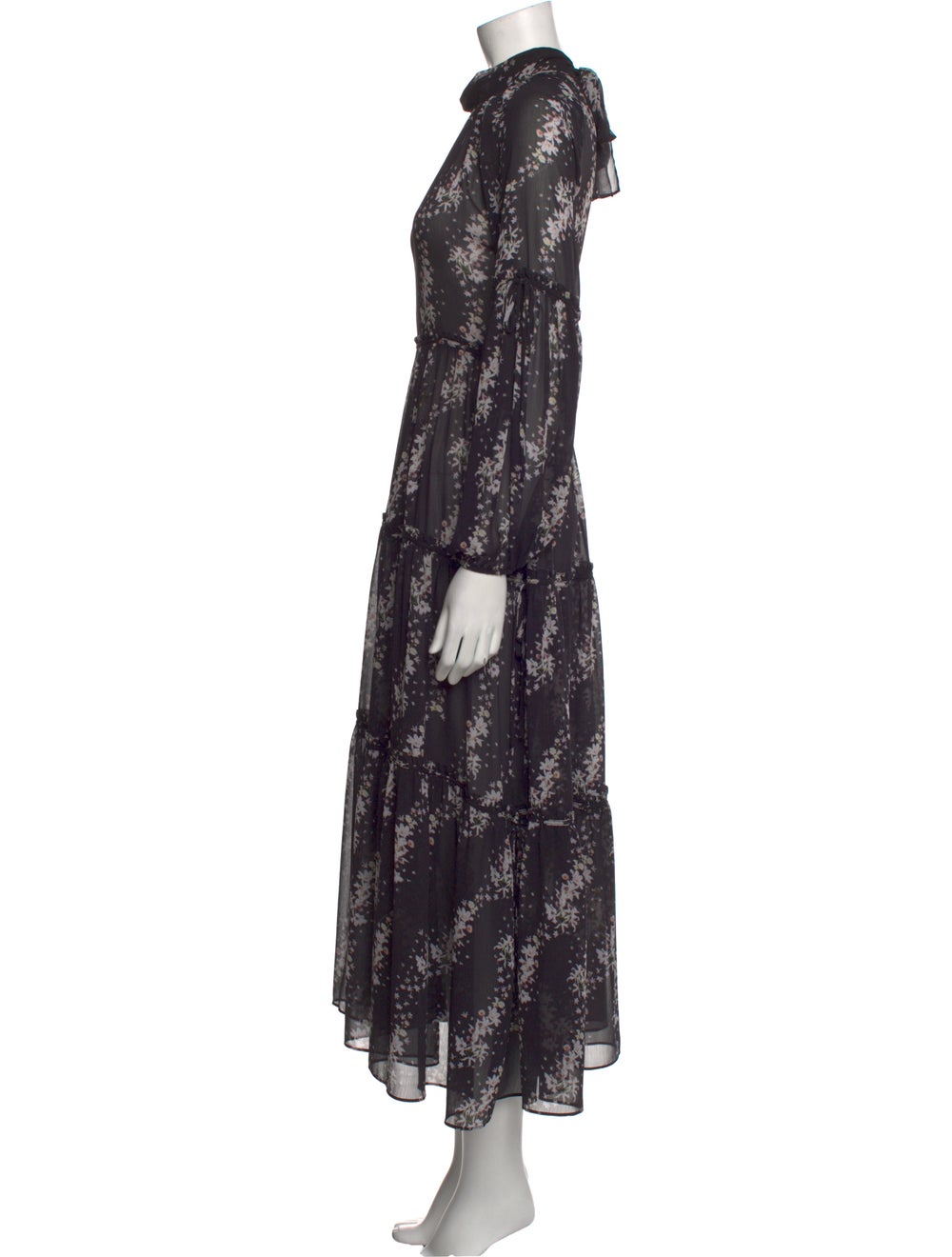 AllSaints Floral Print Long Dress - image 2
