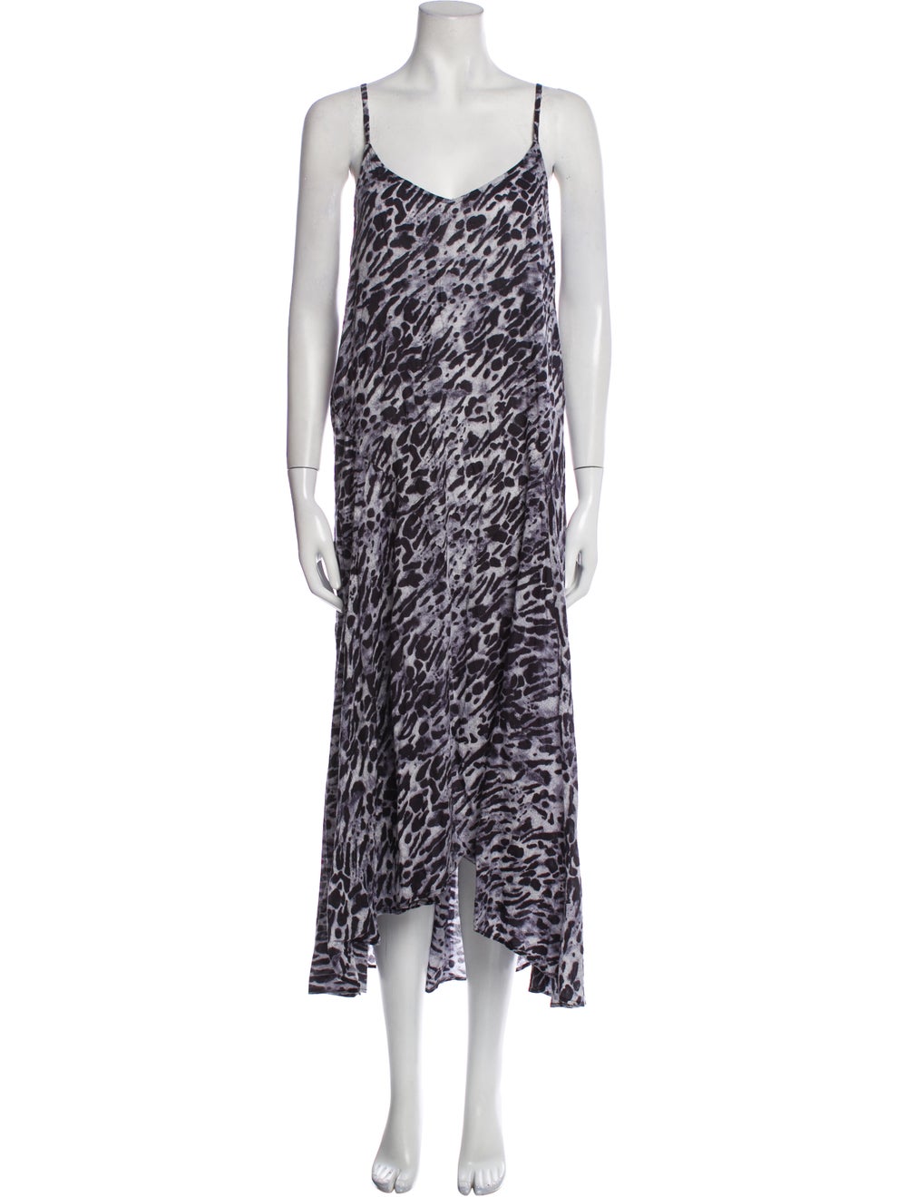 AllSaints Animal Print Long Dress - image 1