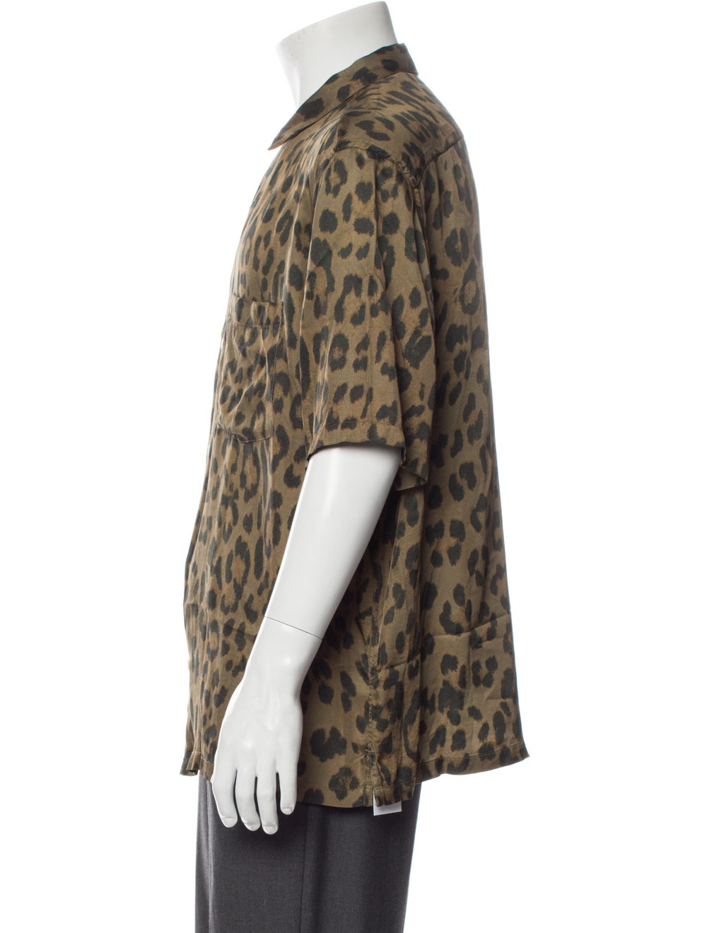 AllSaints Animal Print Short Sleeve Shirt w/ Tags - image 2