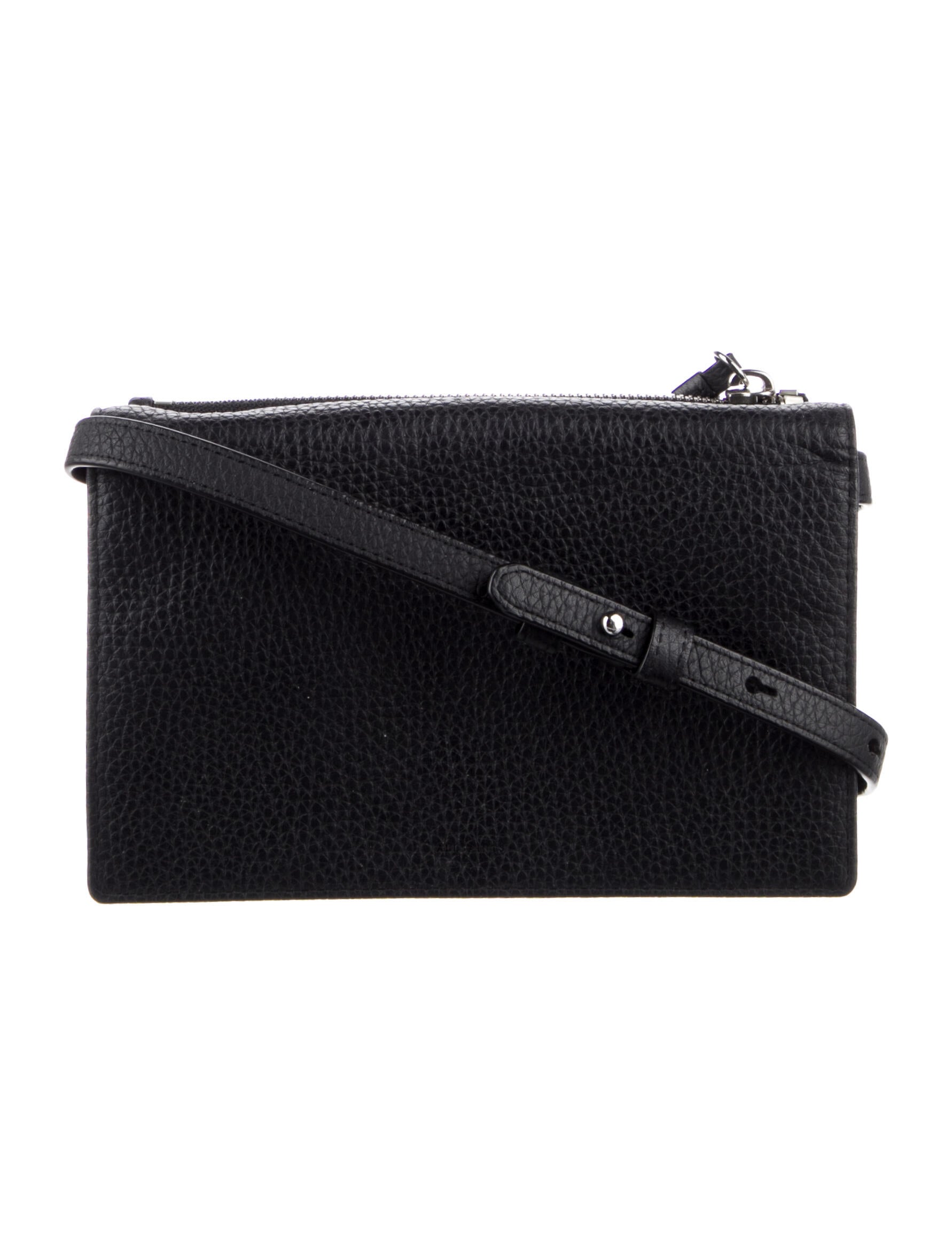AllSaints Leather Crossbody Bag Black Crossbody Bags, Handbags