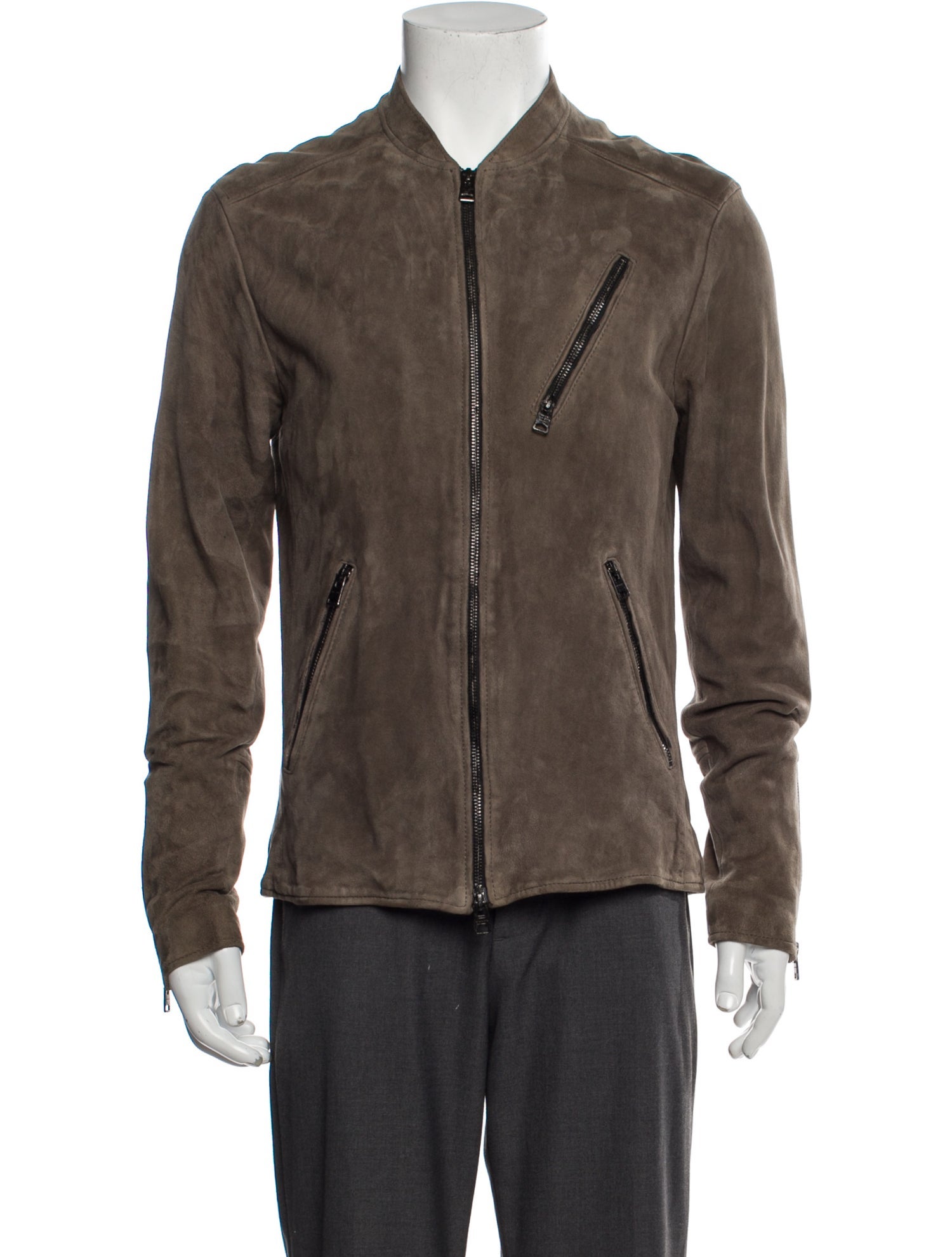 AllSaints Suede Moto Jacket
