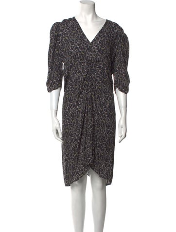 AllSaints Dresses Animal Print Long Dress Us10, Uk14 | L