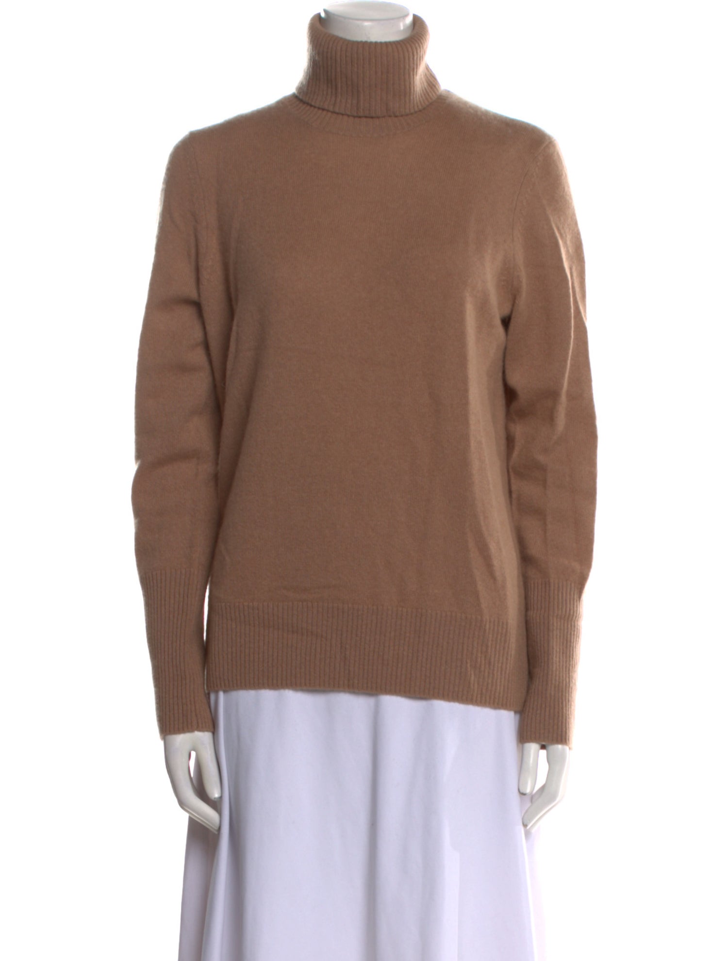 AQUA CASHMERE Cashmere Turtleneck Sweater