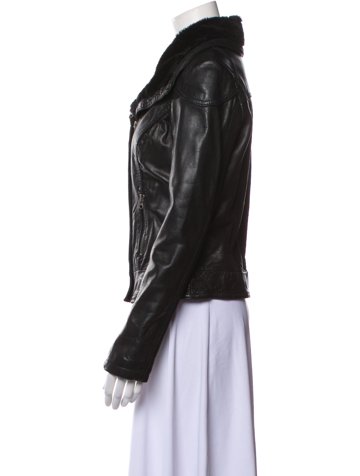Acqua Di Parma Leather Biker Jacket