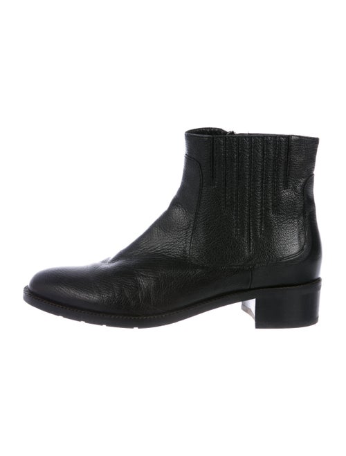 Aquatalia Leather Ankle Boots Black