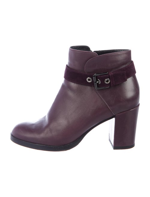Aquatalia Leather Boots Purple