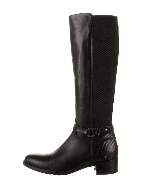 Aquatalia Leather Riding Boots Black