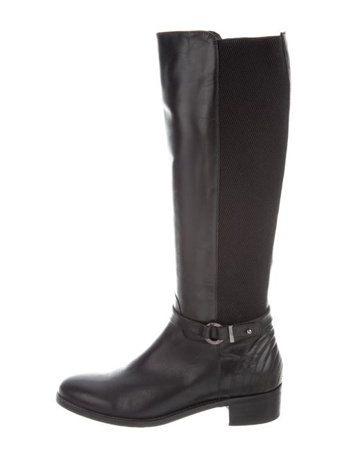 Aquatalia Leather Riding Boots Black