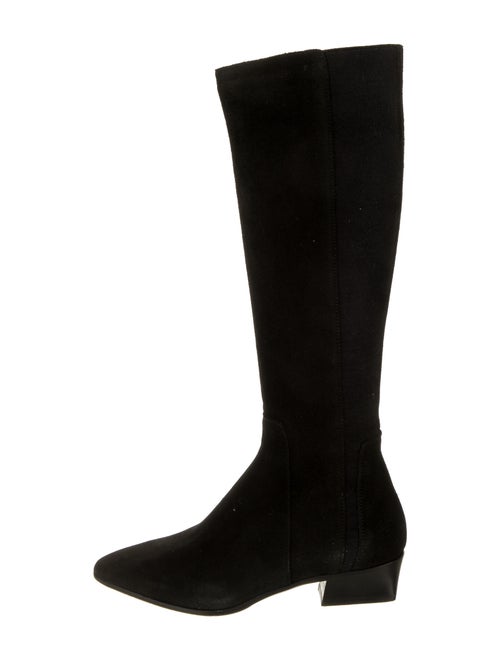 Aquatalia Suede Riding Boots Black