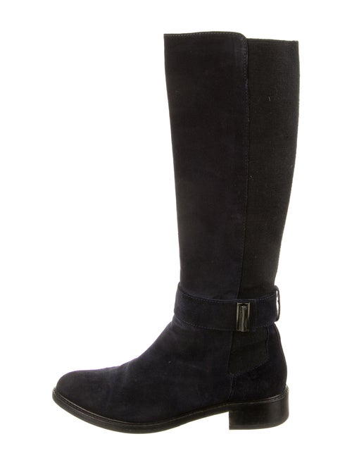 Aquatalia Suede Riding Boots Black