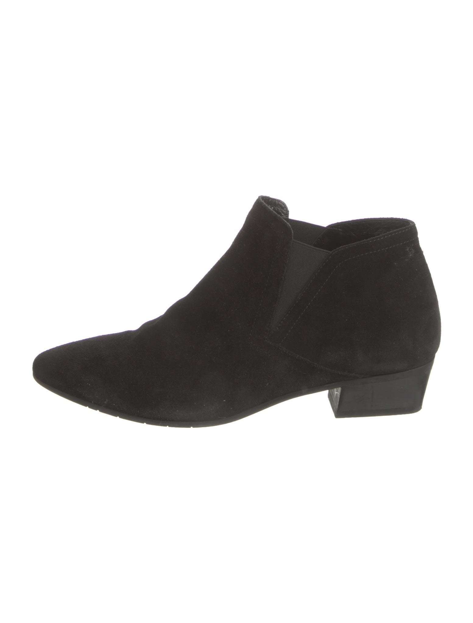 Aquatalia Suede Chelsea Boots Black Boots, Shoes WAQTL41217 The