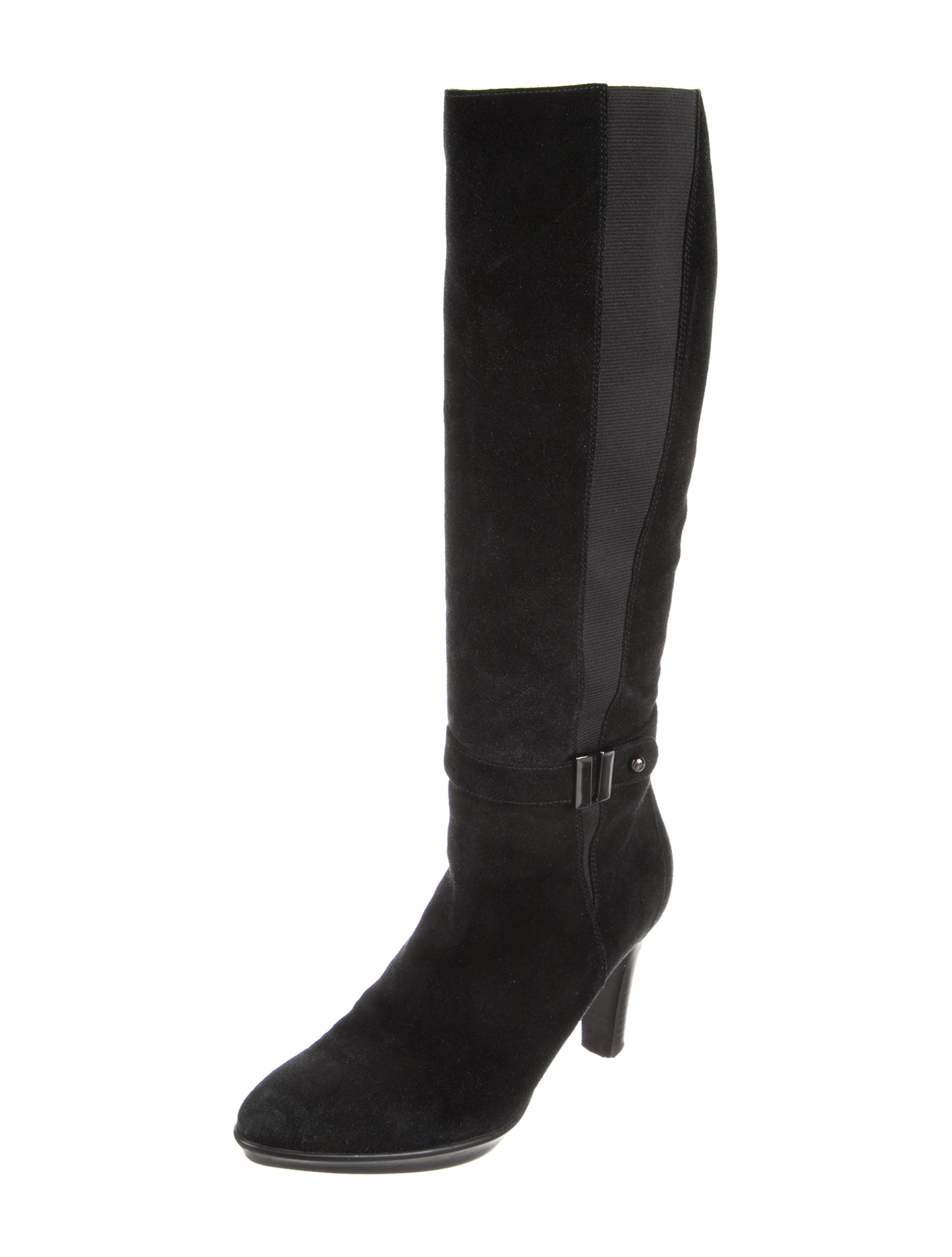 Christian Dior £1400 Burgundy Suede Over the Knee Boots 38