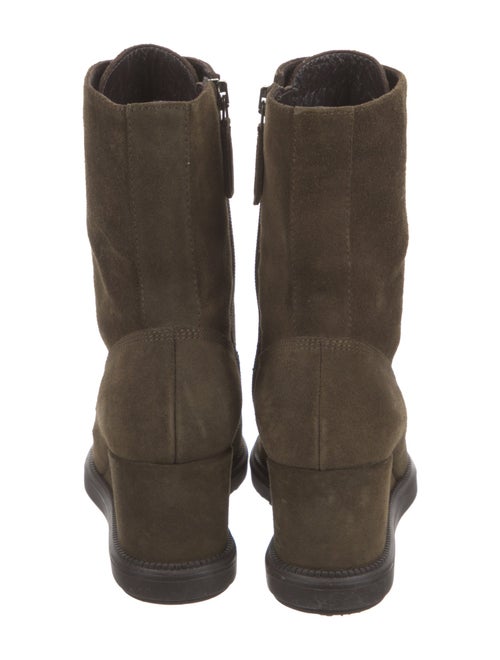 Aquatalia Suede Combat Boots