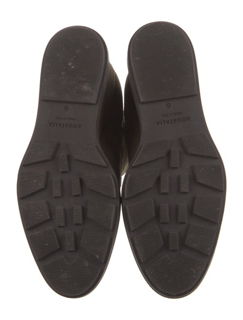 Aquatalia Suede Combat Boots