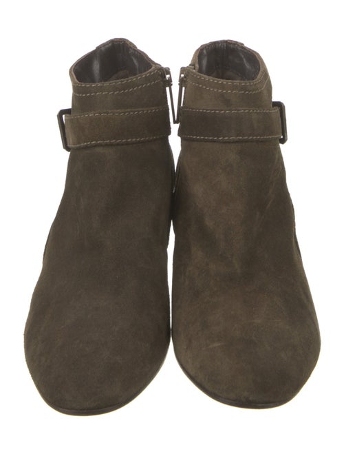 Aquatalia Suede Whipstitch Trim Boots