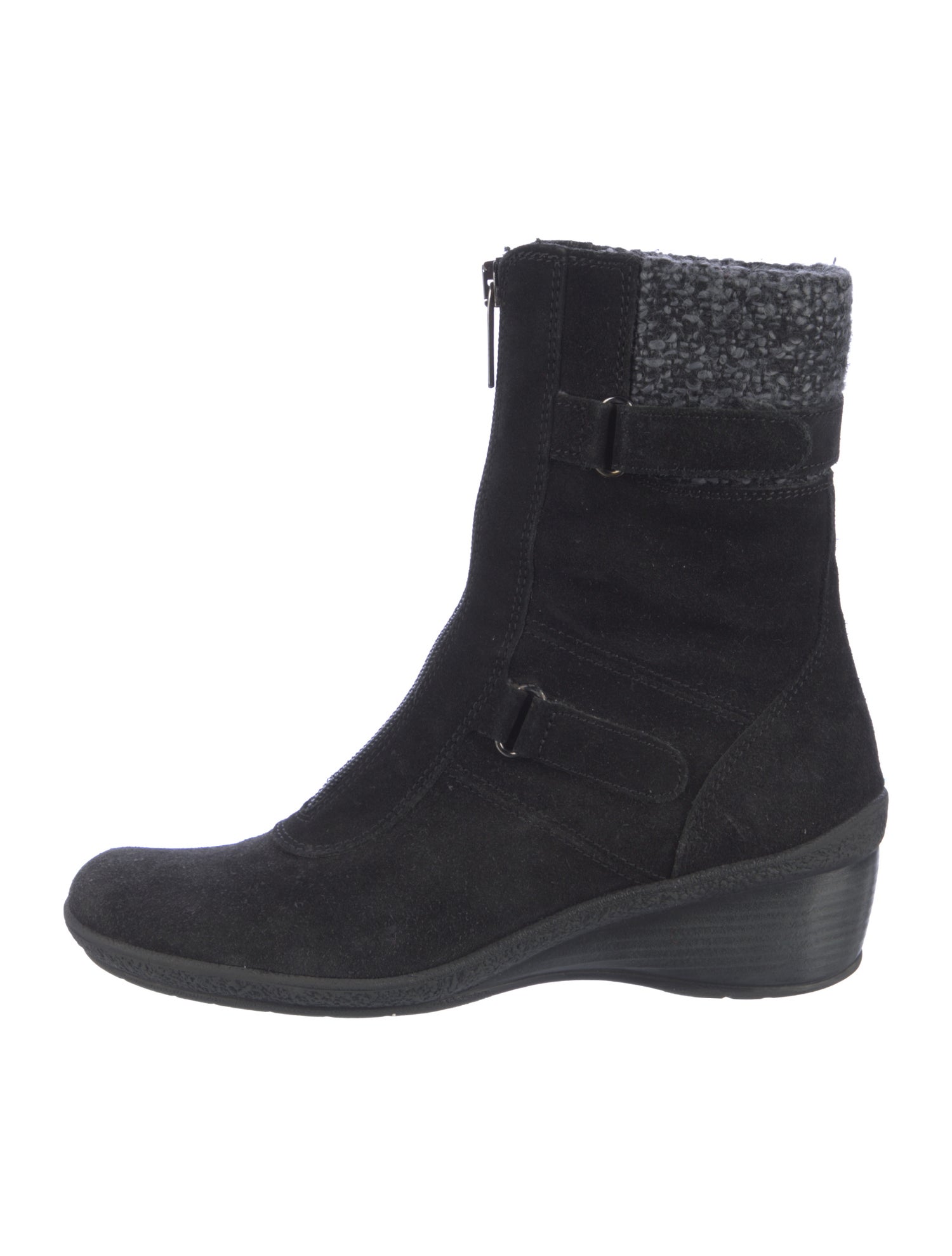 Aquatalia Suede Combat Boots