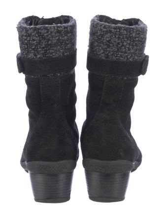 Aquatalia Suede Combat Boots