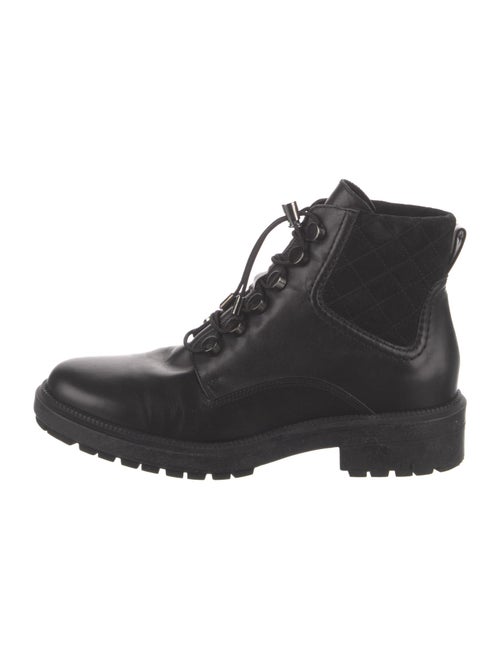 Aquatalia Leather Combat Boots