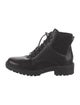 Aquatalia Leather Combat Boots