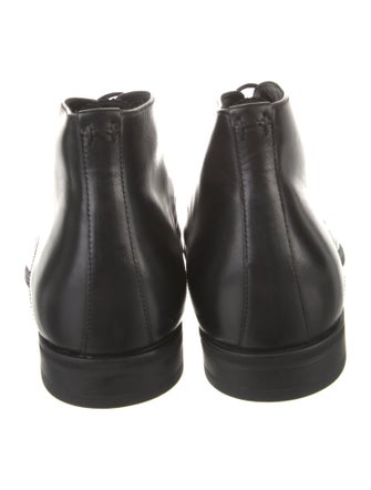 Aquatalia Leather Lace-Up Boots