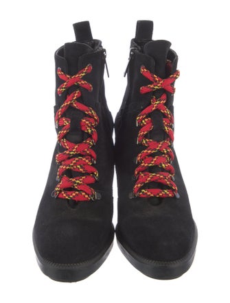 Aquatalia Suede Combat Boots
