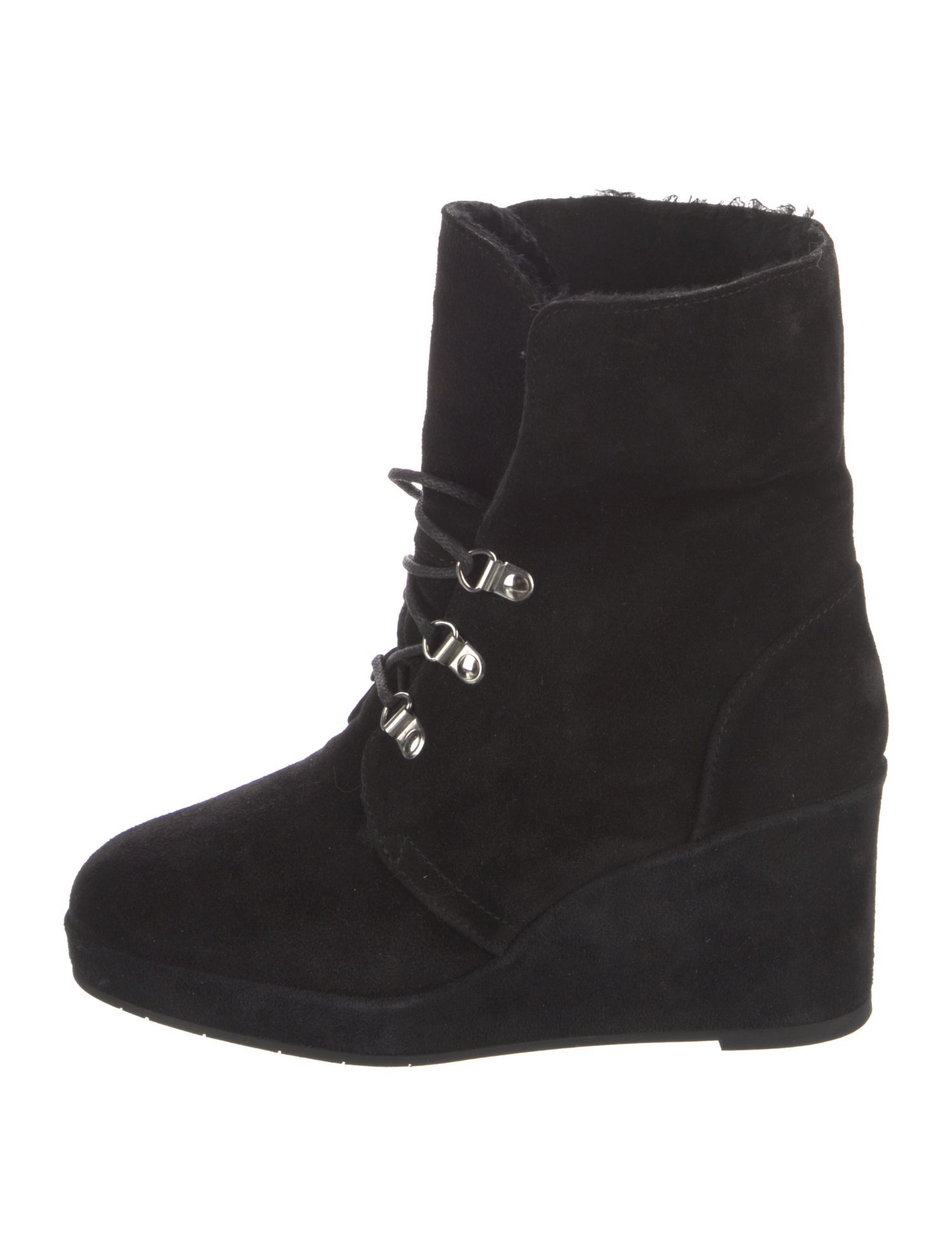 Aquatalia Suede Lace-Up Boots
