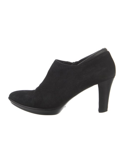 Aquatalia Suede Leather Trim Embellishment Boots