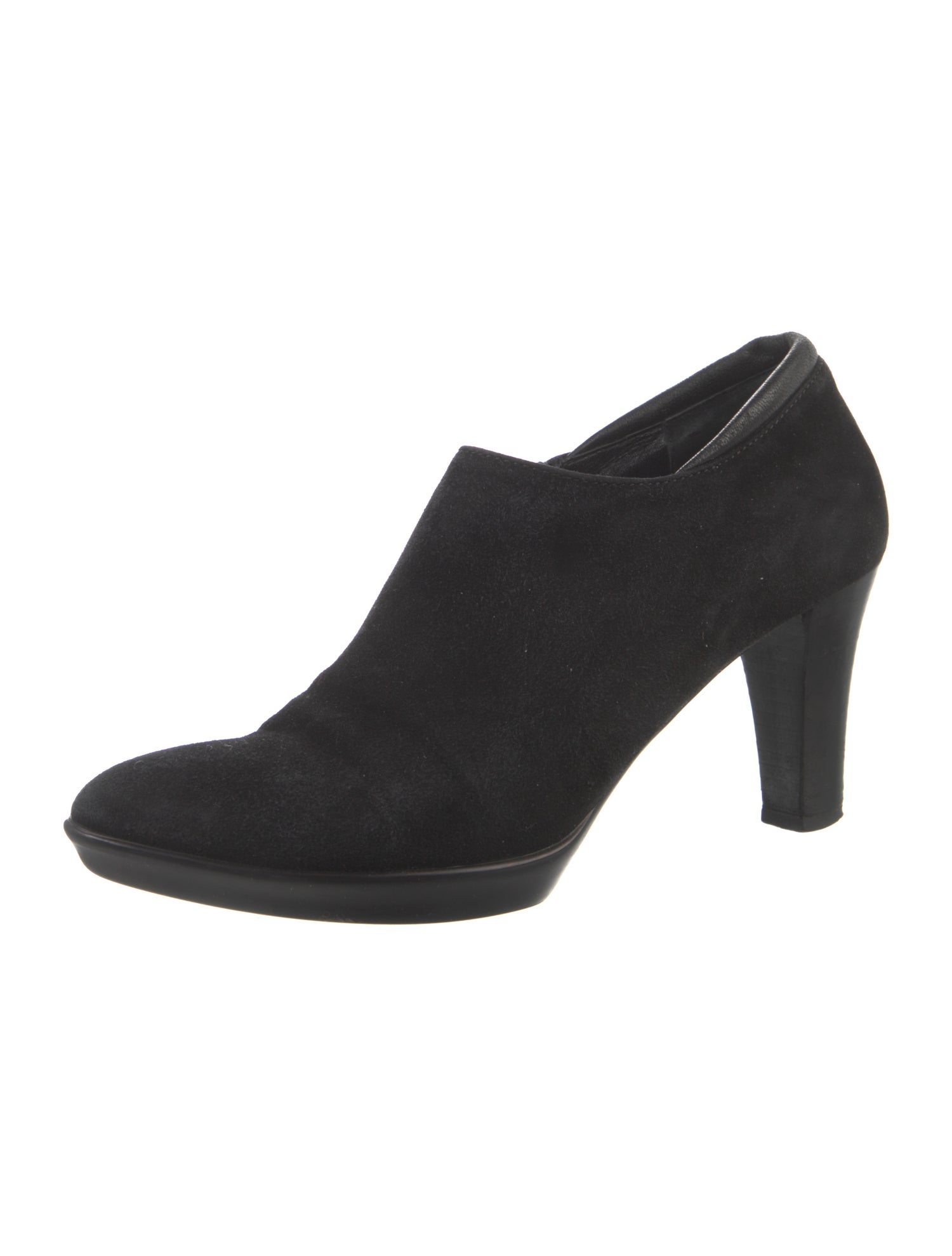 Aquatalia Suede Leather Trim Embellishment Boots