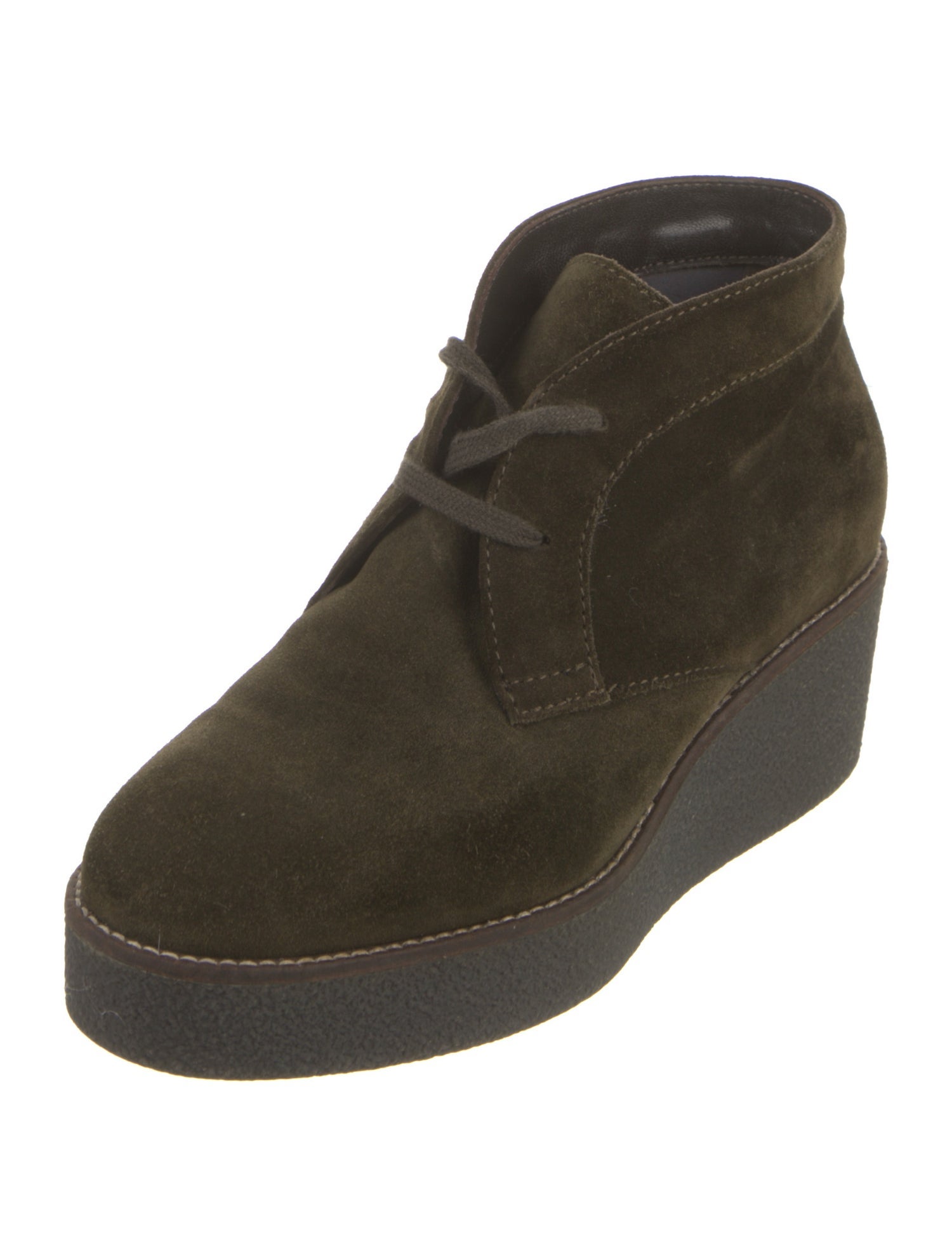 Aquatalia Suede Lace-Up Boots