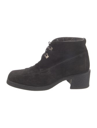 Aquatalia Suede Lace-Up Boots
