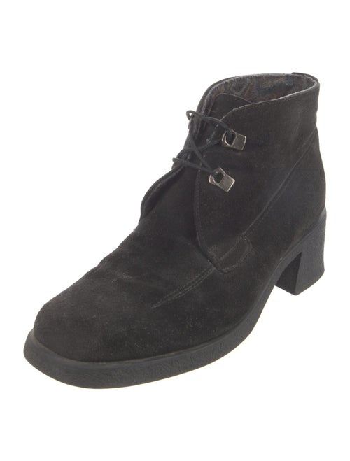 Aquatalia Suede Lace-Up Boots