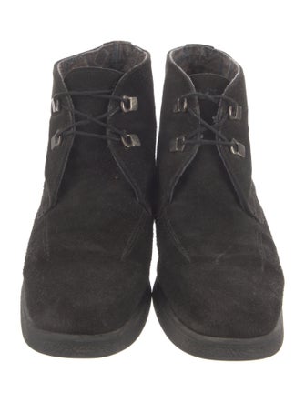 Aquatalia Suede Lace-Up Boots