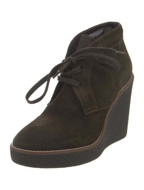 Aquatalia Suede Lace-Up Boots