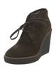 Aquatalia Suede Lace-Up Boots