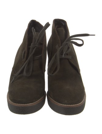 Aquatalia Suede Lace-Up Boots