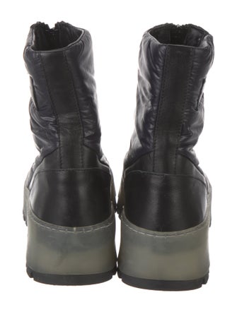 Aquatalia Leather Combat Boots